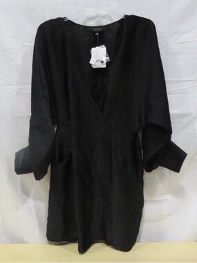 NWT Topshop Faux Wrap w/Puffy Sleeves Dress.   Size 8